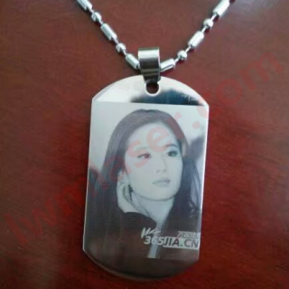 吊牌照片激光打標(biāo)