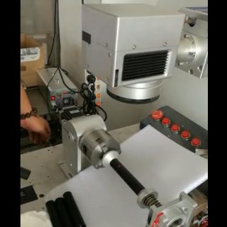 金屬棒旋轉(zhuǎn)激光打標(biāo)