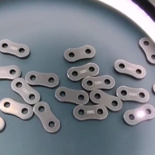 金屬小件任意擺放視覺(jué)定位打標(biāo)視頻